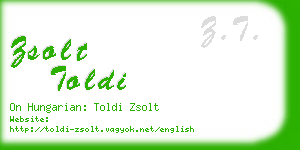 zsolt toldi business card